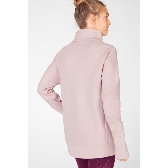 Fabletics Zaylee Funnel Neck Tunic Dusty Rose - Picture 2 of 5